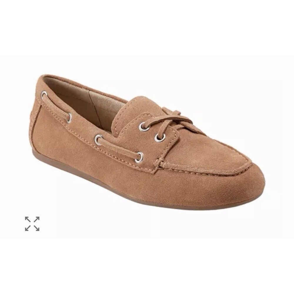 New In box Marc Fisher LTD Uleena Boat Shoes Womens Size 7.5 Suede Loafers